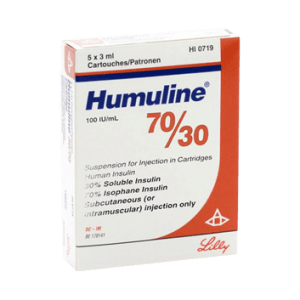 Insulin Humulin 3070 Cartridge
