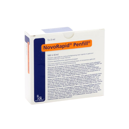 Insulin NovoRapid Novolog PenFill Cartridges 5 x 3 ml
