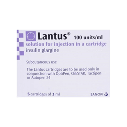 Lantus for diabetes mellitus